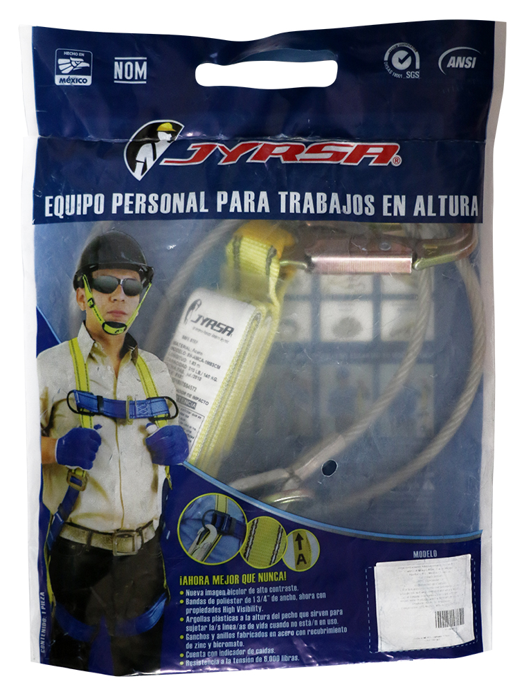 AMORTIGUADOR CON CABLE DE ACERO DE 1/4 DE 1.50 MTS.