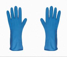 GUANTE LATEX AZUL 