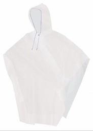 [DD-1224] IMPERMEABLE TIPO CAPAMANGA TRASLÚCIDA CORTA